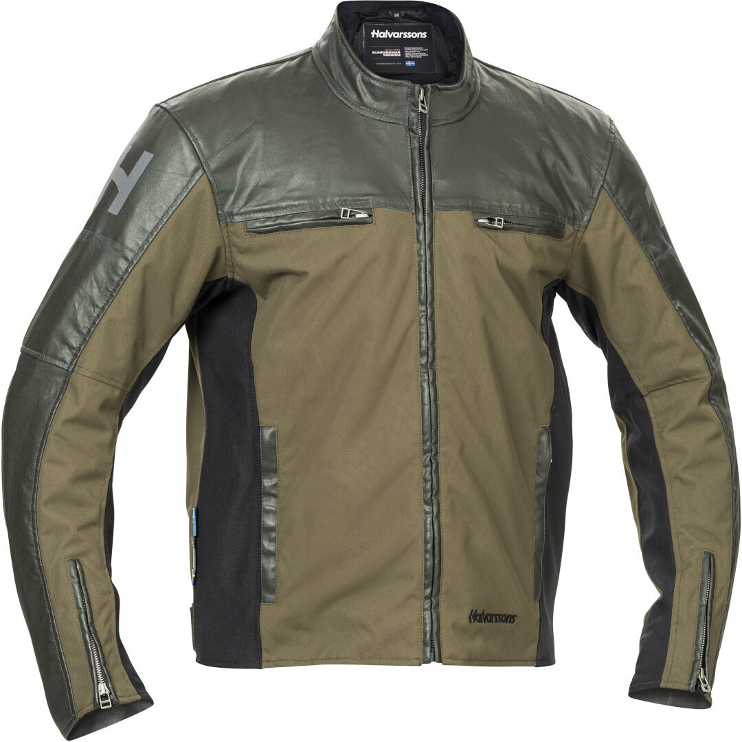Halvarssons Holmen Jachetă textilă impermeabilă pentru motociclete Military Green 60 Figura 1