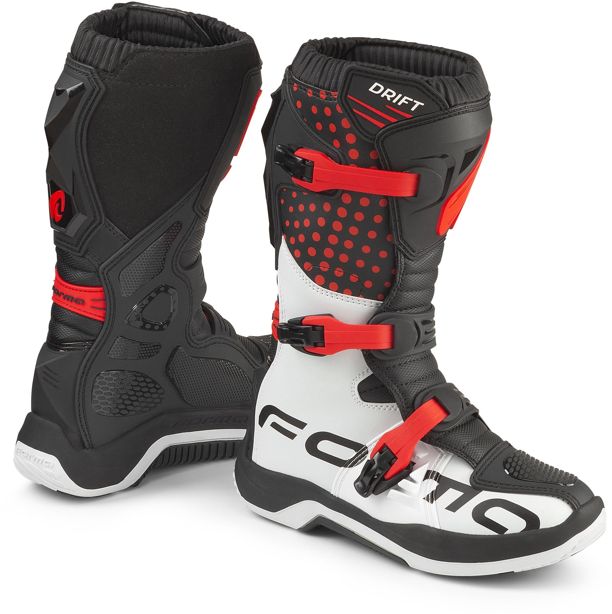 Forma Drift Kinder Motocross Stiefel schwarz/rot 37 Abbildung 1