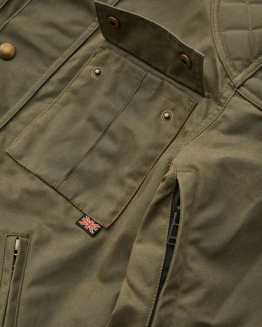 Belstaff Brooklands Motorycle Wax Jacket olive L Figure 2
