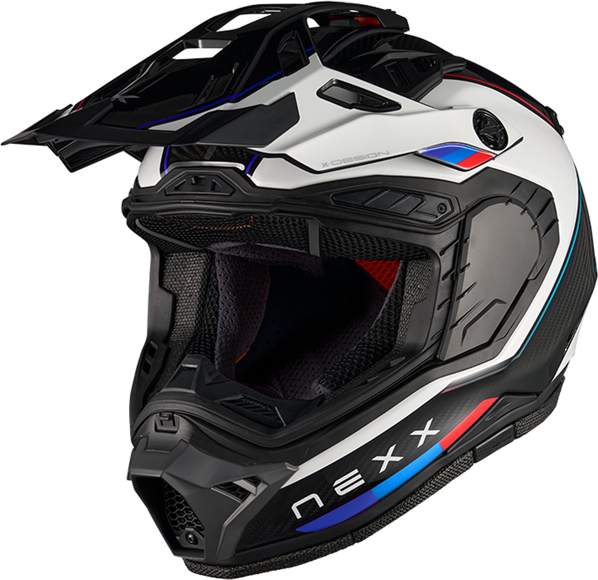 Nexx X.Rally Raid Carbon Enduro Helmet white/blue/red XXS (51/52) Figure 2