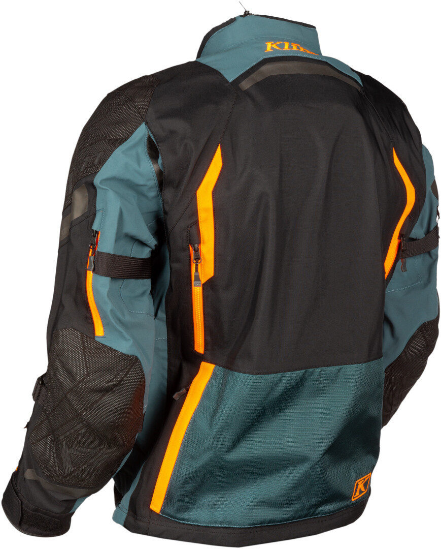Klim Badlands Pro 2023 Motorcycle Textile Jacket black/blue/orange 3XL Figure 2