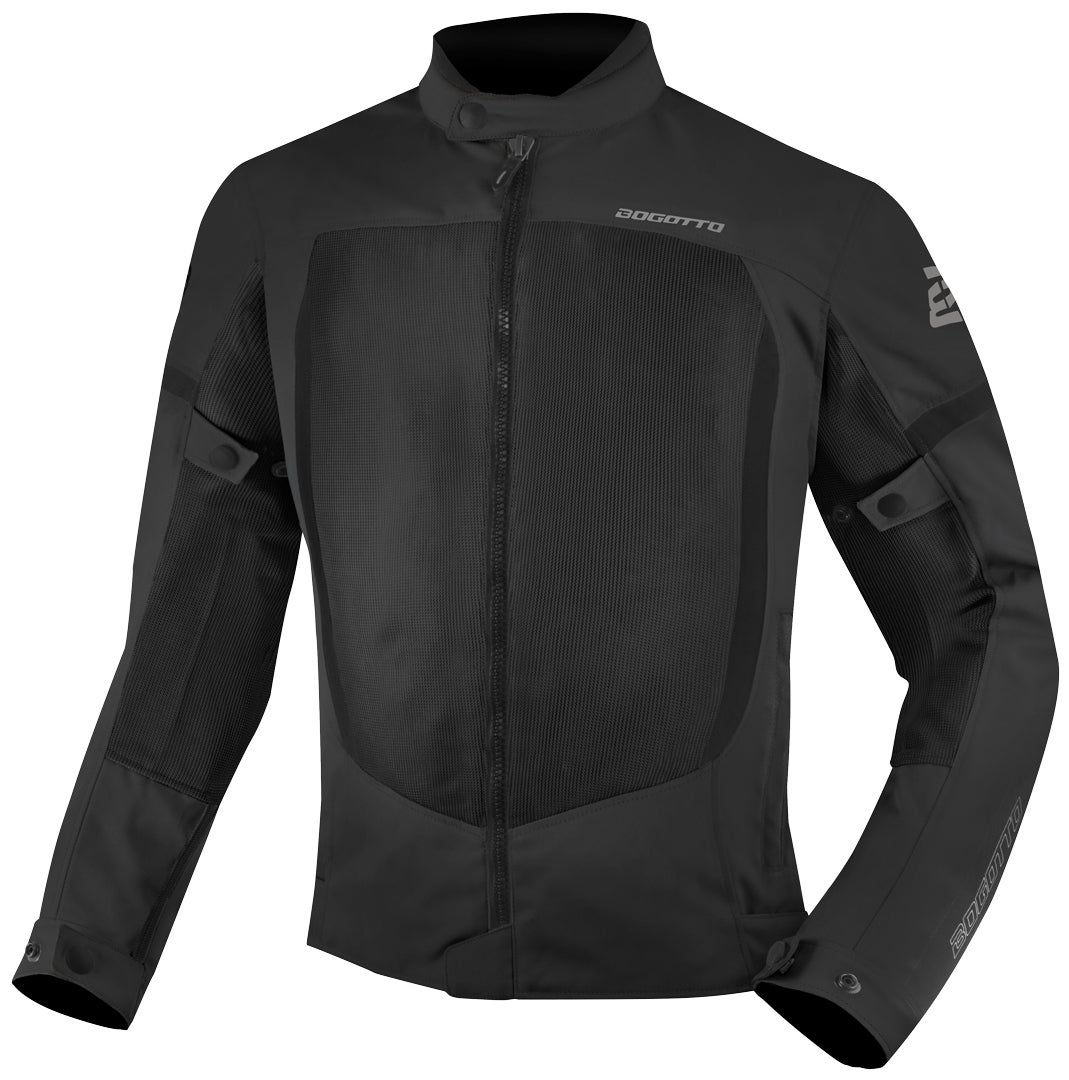 Bogotto Alastor Air Mesh Motorcycle Textile Jacket black 5XL Figure 1