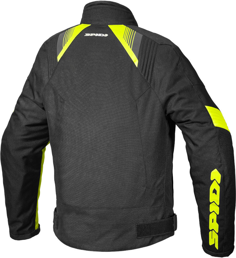 Spidi Flash Evo H2Out Motorcycle Textile Jacket black/yellow L Figure 2