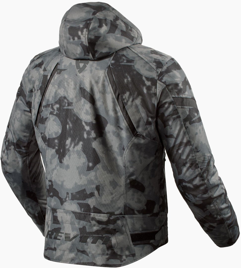 Revit Flare 3 H2O waterproof Motorcycle Textile Jacket grey/camouflage M Figure 2