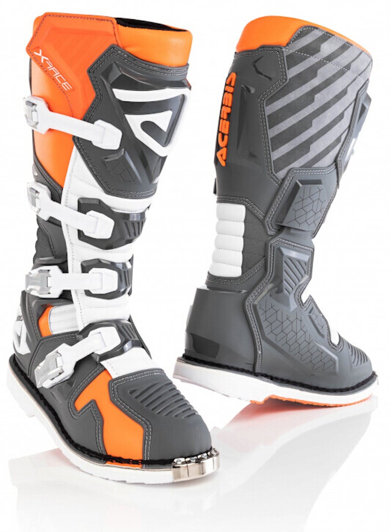 Acerbis X-Race Motocross Boots grey/orange 46 Figure 1