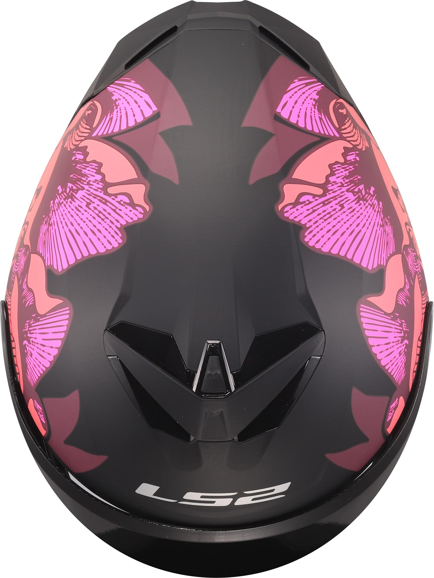 LS2 FF820 Rapid III Poppies Casque noir/rose L (59/60) Figure 5