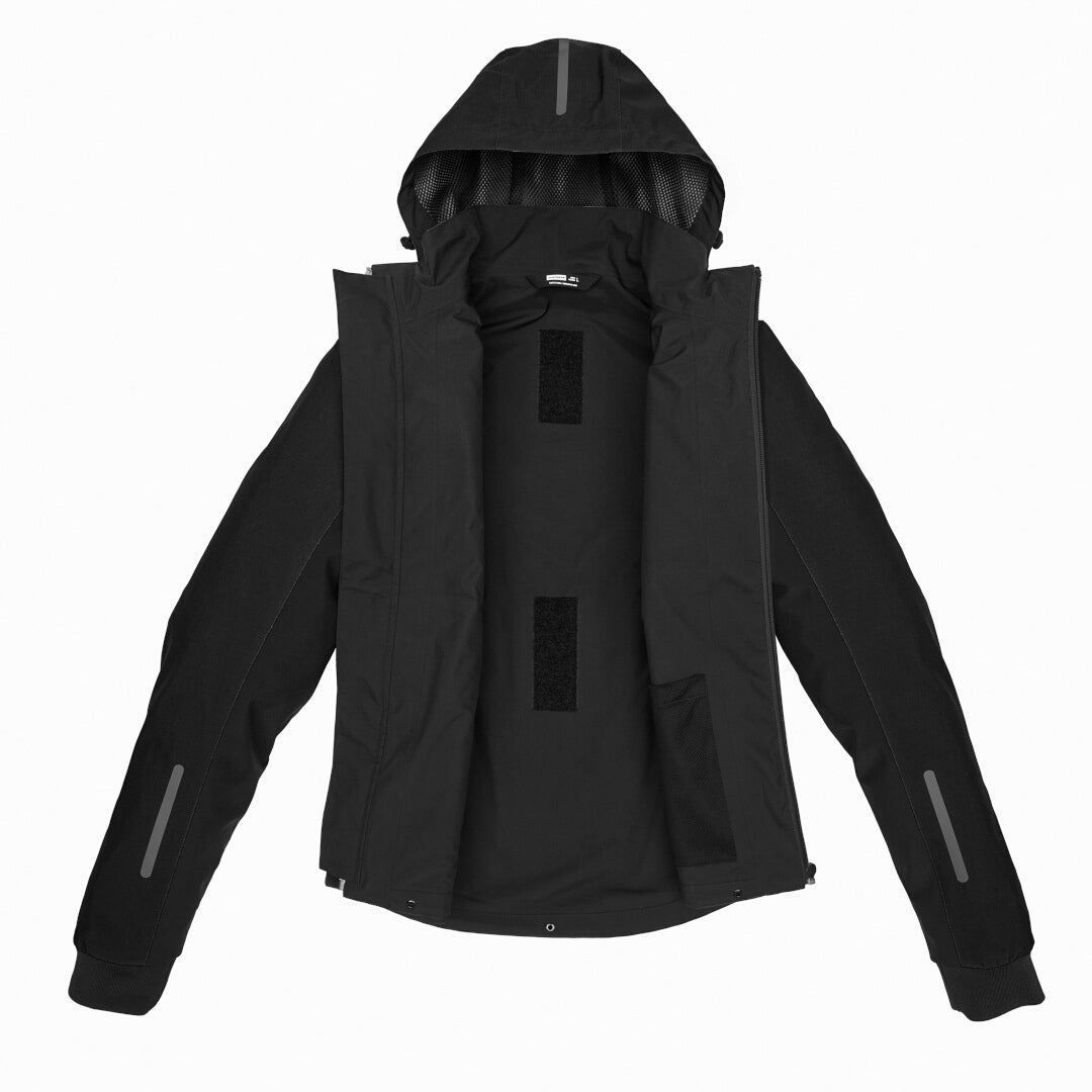 Spidi H2Out II Sweat à capuche de moto imperméable noir M Figure 3