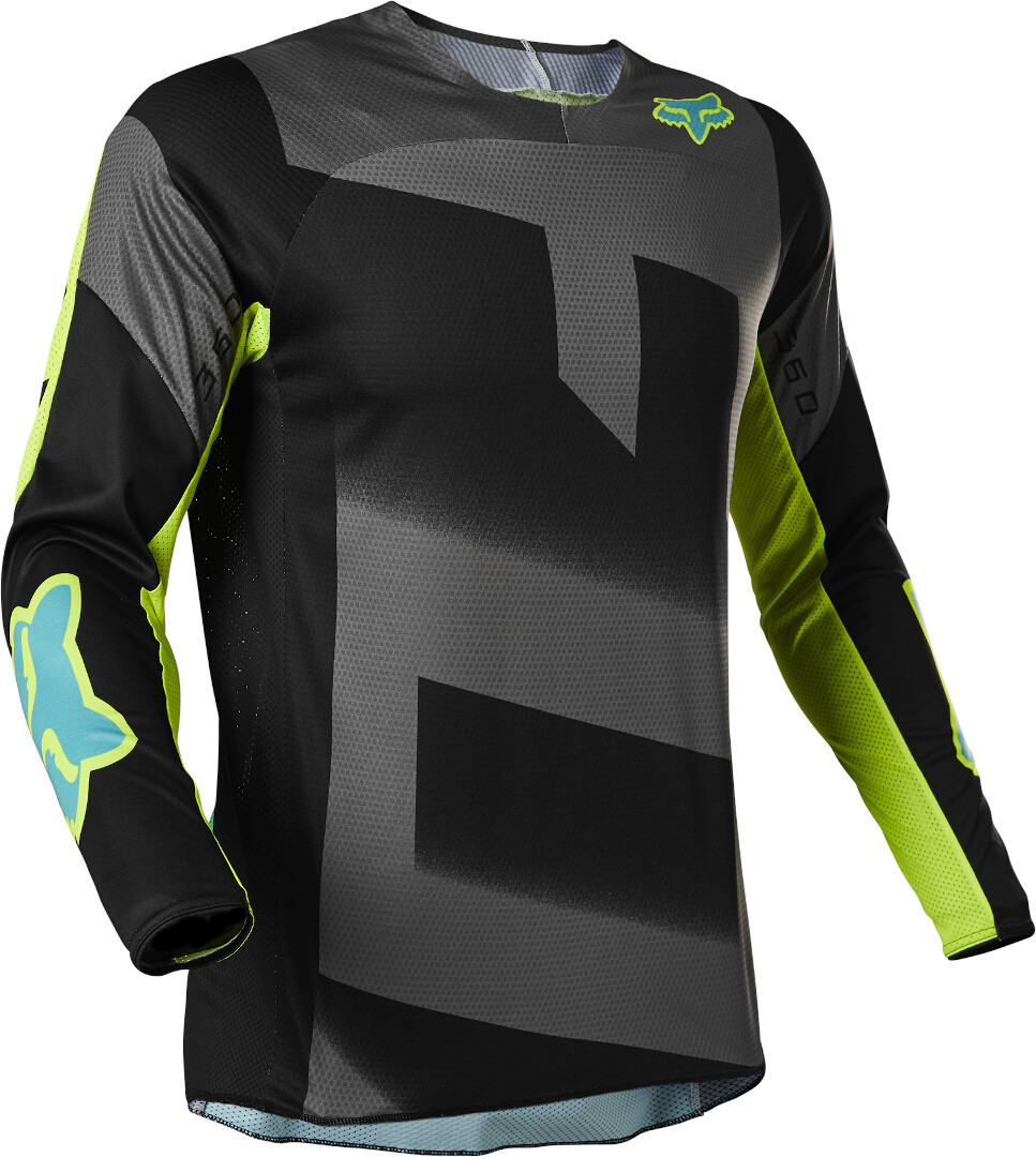 FOX 360 Rkane Maillot de Motocross gris/amarillo M Figura 3