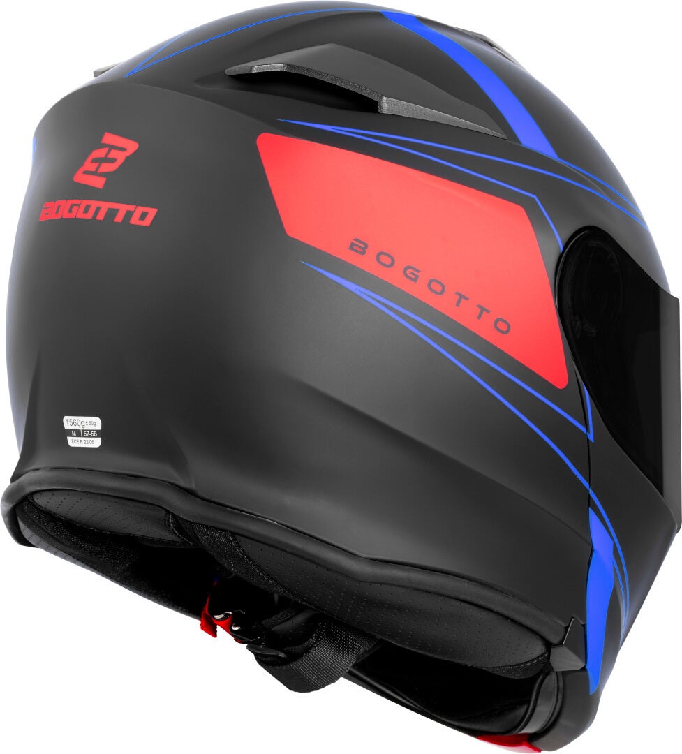 Side view of Bogotto H271 BT Taog Bluetooth Helmet