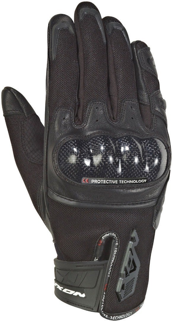 Ixon Rs Rise Air Motorradhandschuhe schwarz L Abbildung 1