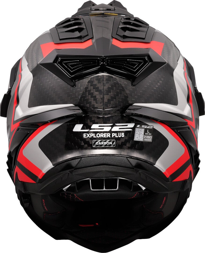 Side view of LS2 MX701 Explorer Carbon Frontier II Motocross Helmet