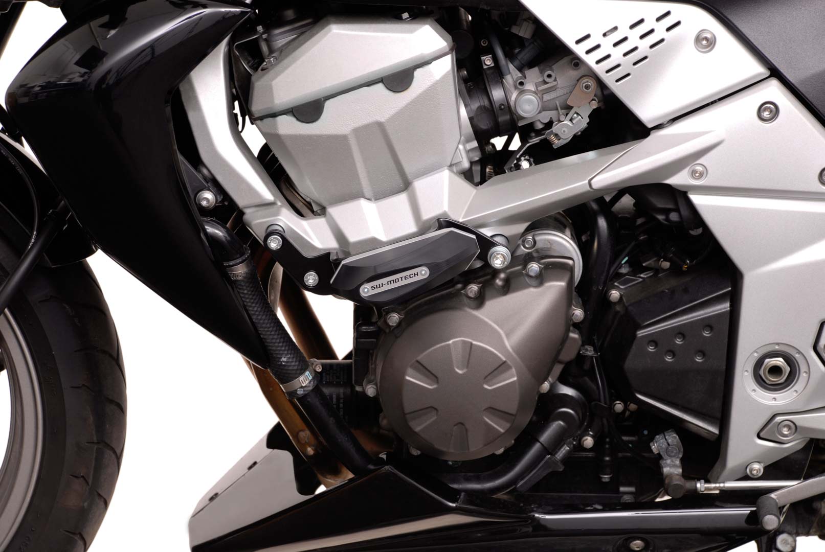 Kit SW-Motech Frame slider - Negru. Kawasaki Z750 (07-12) Z750R (11-12). Figura 3