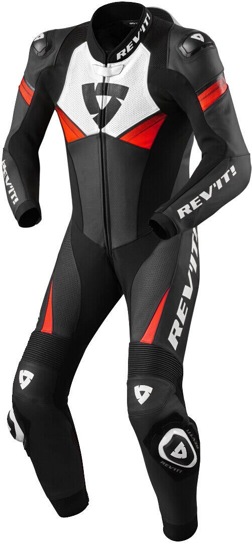 Revit Argon 2 Revit-Argon-2-1pcs-Moto-Lthr-Suit nero/bianco/rosso 52 Figura 1