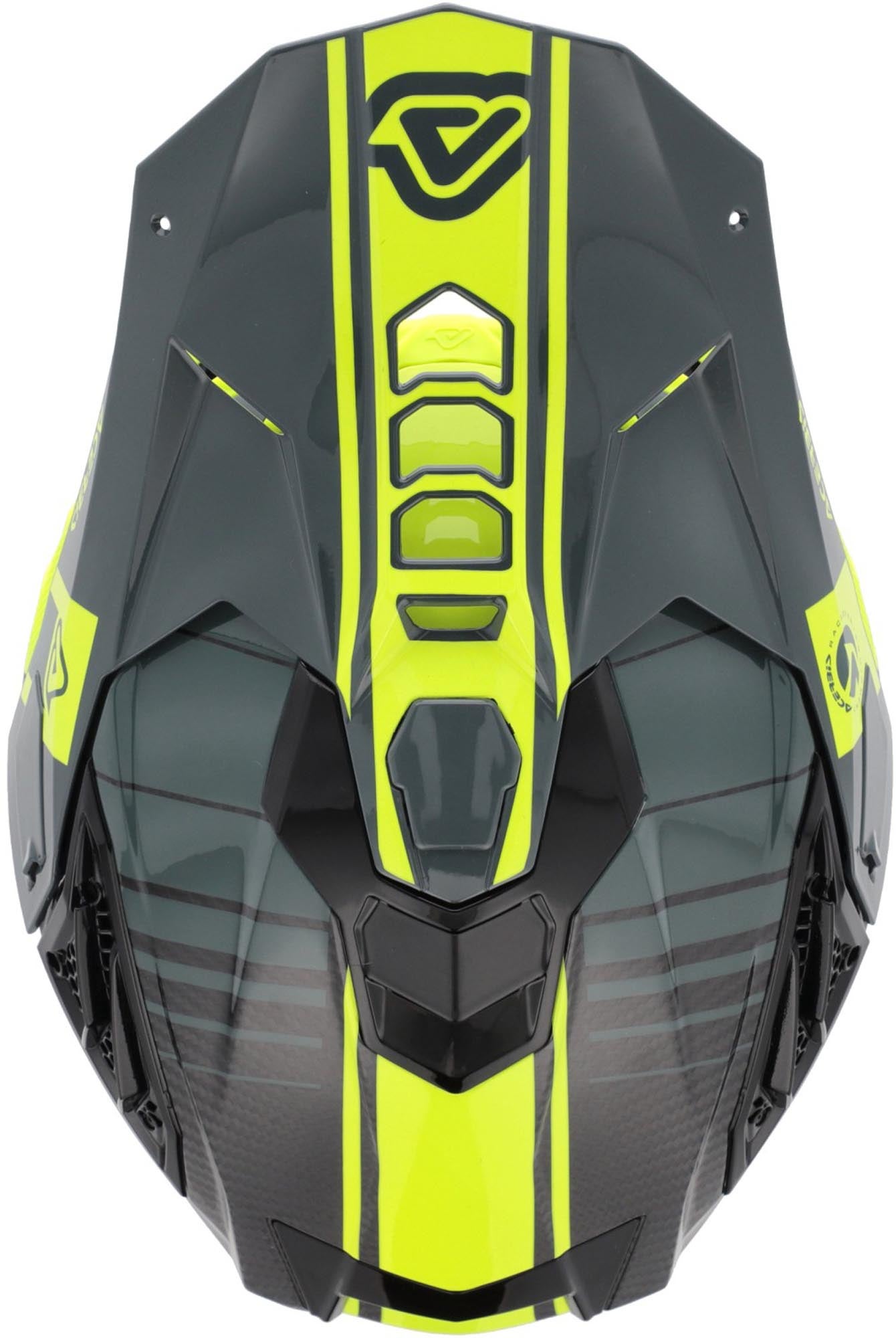 Side view of Acerbis Airstrike-C Graphic Carbon Motocross Helmet