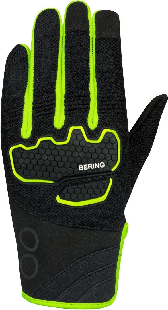 Bering Breeze Mesh Motorcykel handsker sort/neon-gul XL Figur 1