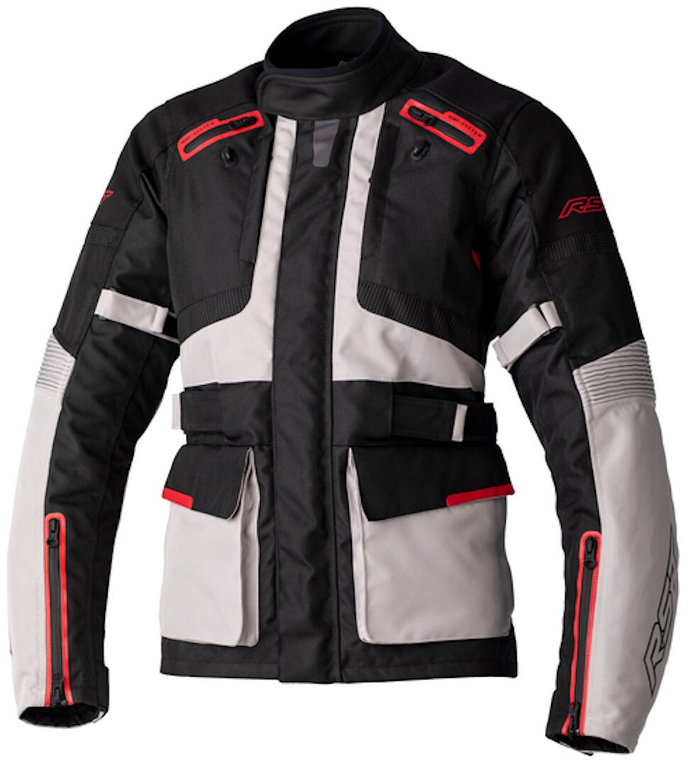 RST Endurance Giacca tessile moto da donna nero/grigio/rosso XXL Figura 1