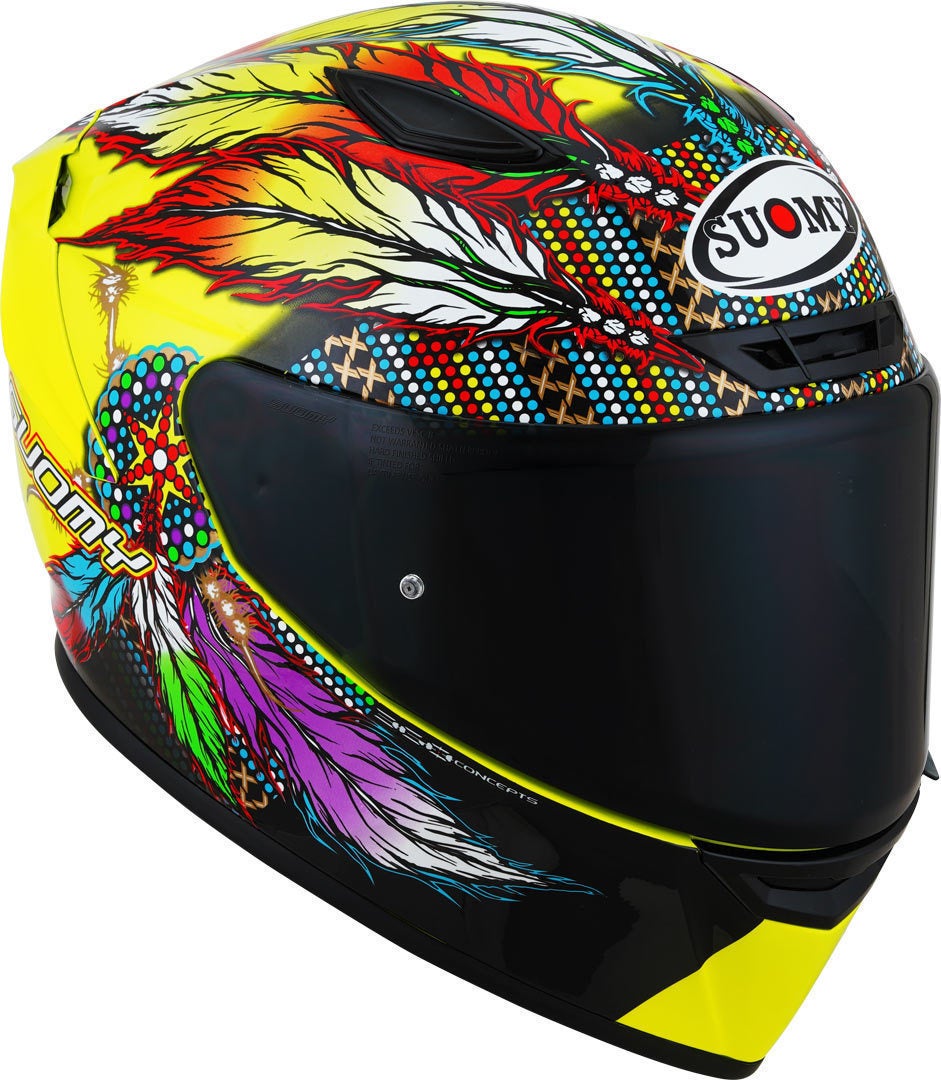 Suomy Track-1 Chieftain Multi Yellow 2023 Casco M (57/58) Figura 3