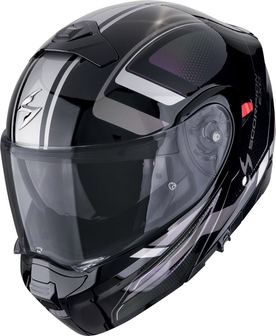 Scorpion EXO-930 Evo Ardens Casco nero/viola/argento XL (60/61) Figura 1