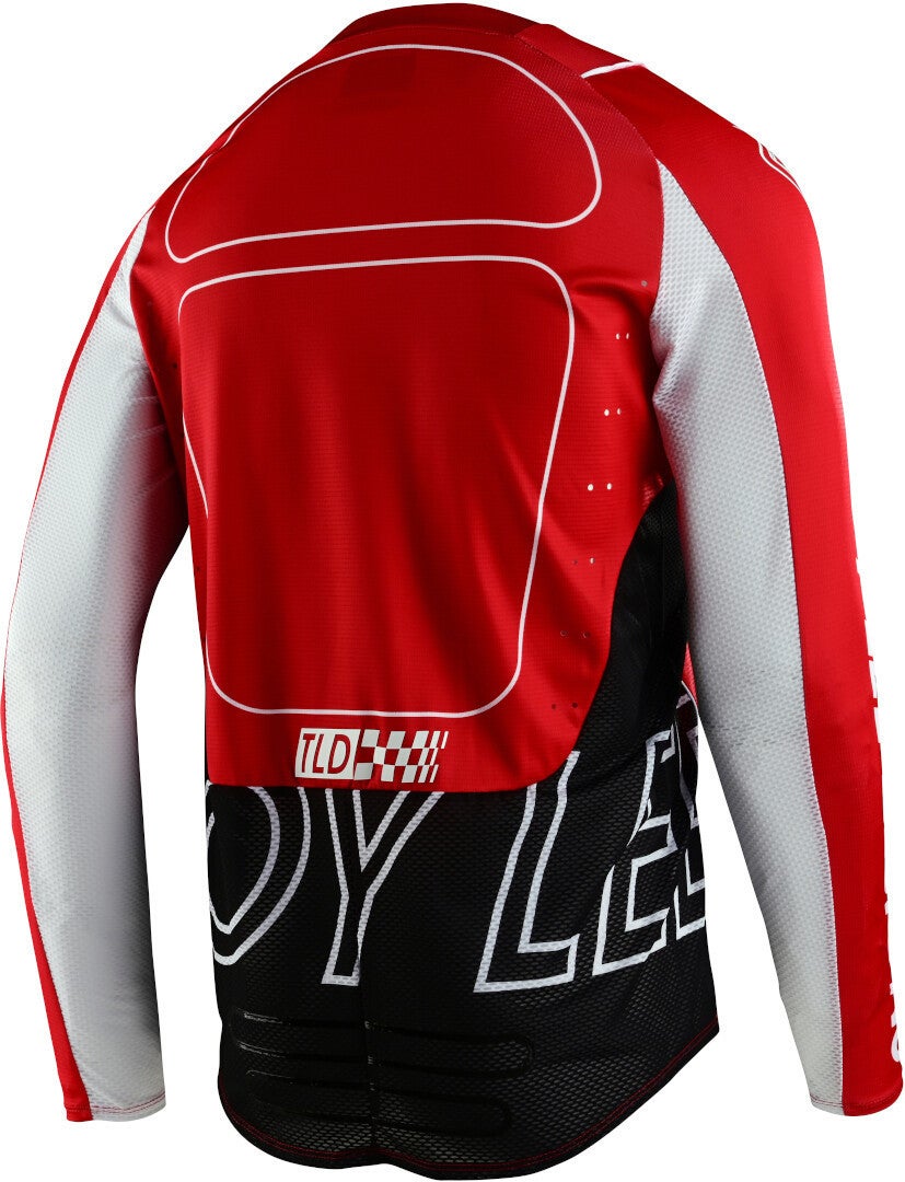 Troy Lee Designs SE Pro Drop In Motorcross Jersey rood/wit XL Figuur 2