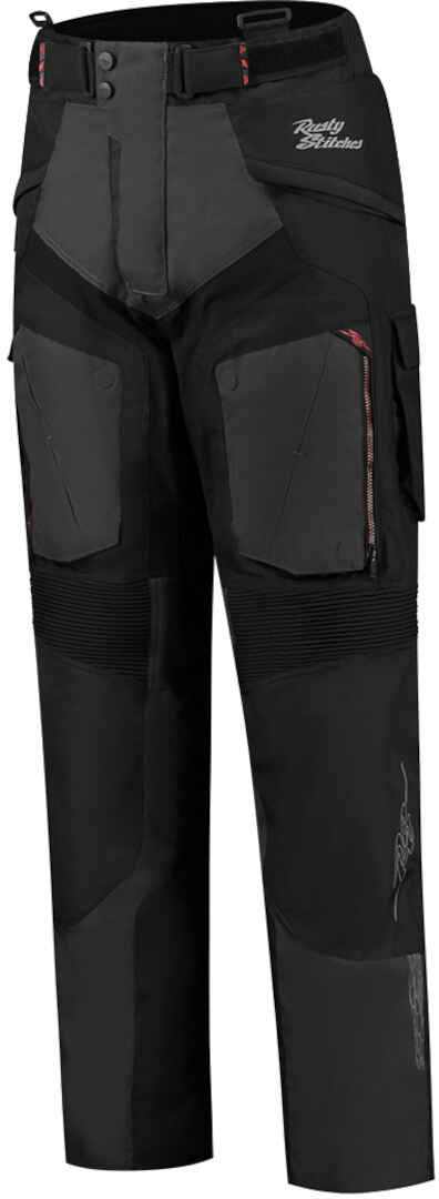 Rusty Stitches Cliff Wasserdichte Motorrad Textilhose schwarz Kurz S Abbildung 2