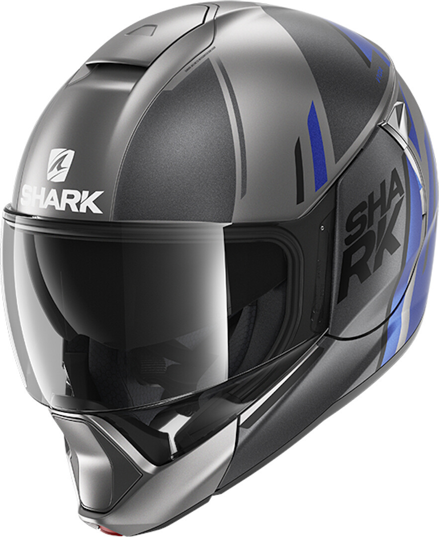 Shark Evojet Vyda Mat Klapphelm grau/blau M (57/58) Abbildung 1