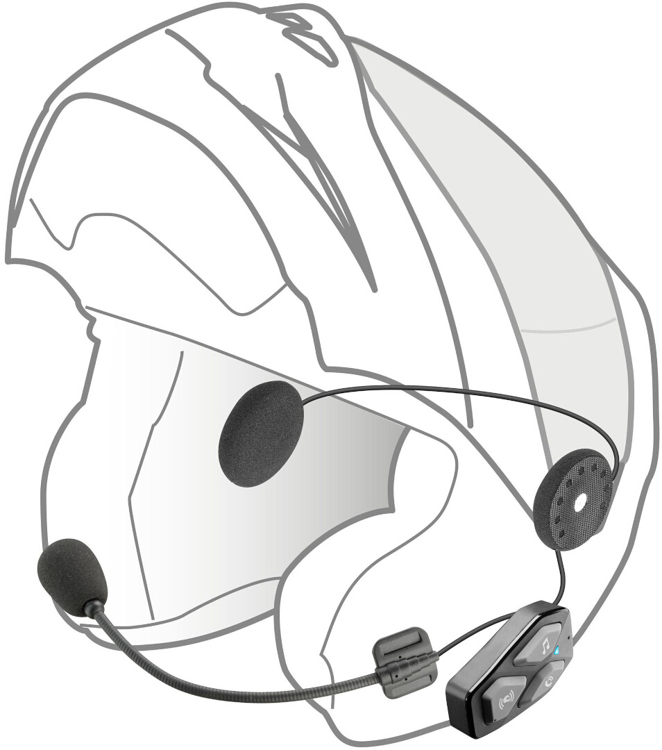 Interphone U-COM 3 Sistem de comunicații cu un singur pachet Figura 6