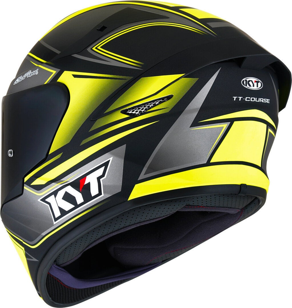 KYT TT Course Tourist Helm grau/gelb M (57/58) Abbildung 3