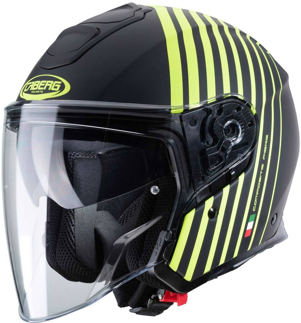 Caberg Flyon Bakari Casco Jet negro/amarillo L (59/60) Figura 1
