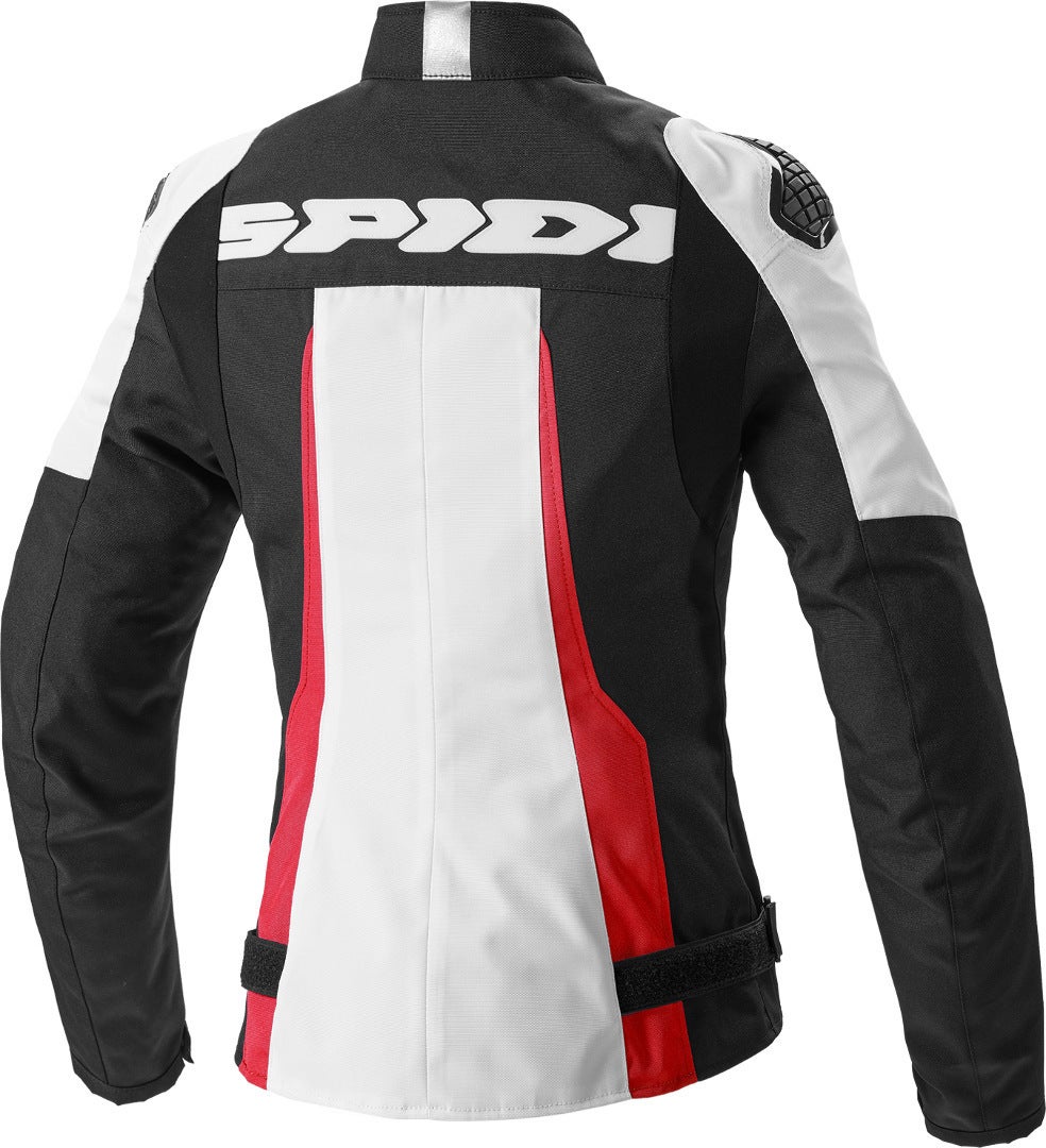 Spidi Sport Warrior Tex Women Motorcycle Textile Jacket black/white/red L Figure 2