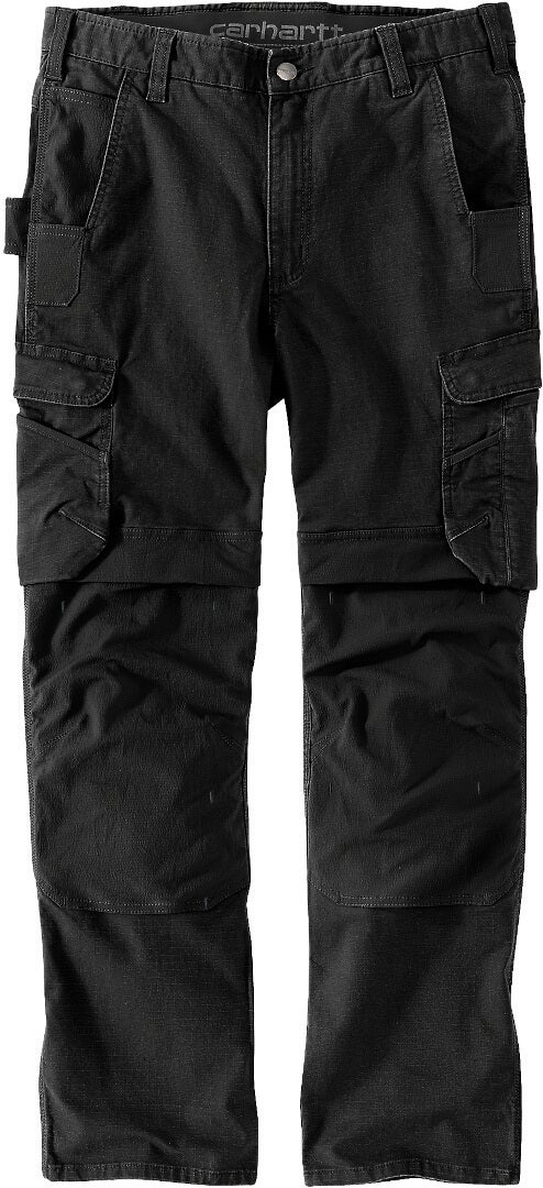 Carhartt Relaxed Fit Straight Steel Rugged Flex Ripstop Double-Front Cargo Bukser Sort 32/30 Figur 1
