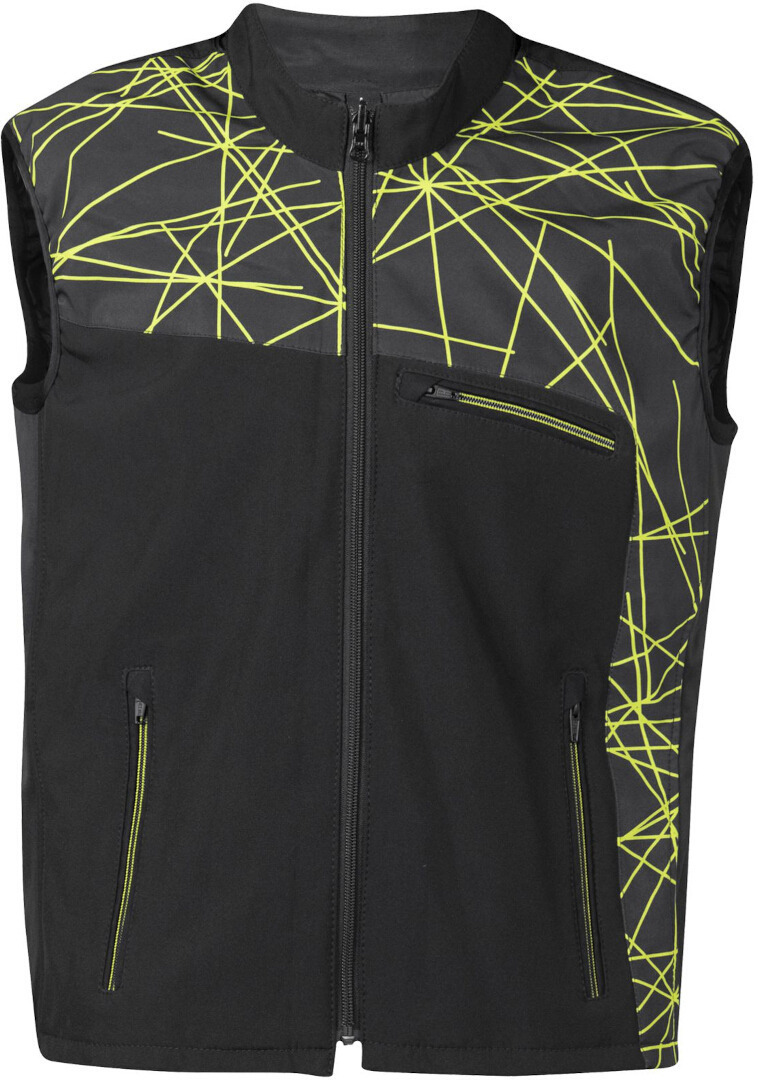 Germot Amaruq Vattentät Motorcykel Textil Jacka svart/neongult S Figur 4