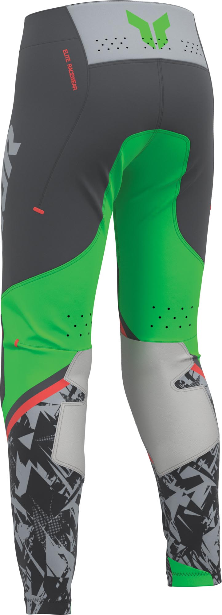 Thor Sportmode Punkd Ungdoms motocrossbukser grå/grøn 22 Figur 2