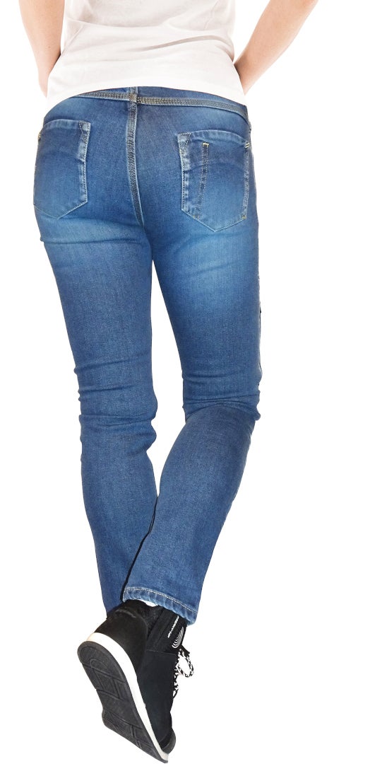 Ixon Billie Damer Motorcykel Jeans Let Stenvask 31 Figur 2