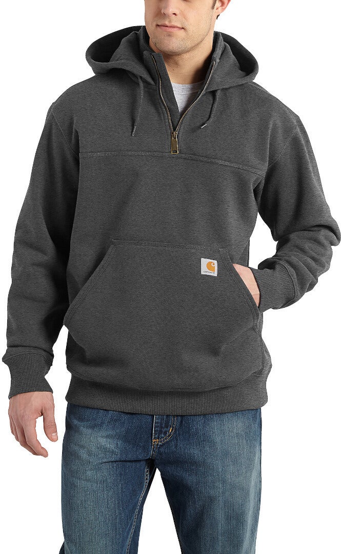 Carhartt Rain Defender Loose Fit Heavyweight Quarter-Zip Munktröja mörkgrå L Figur 3