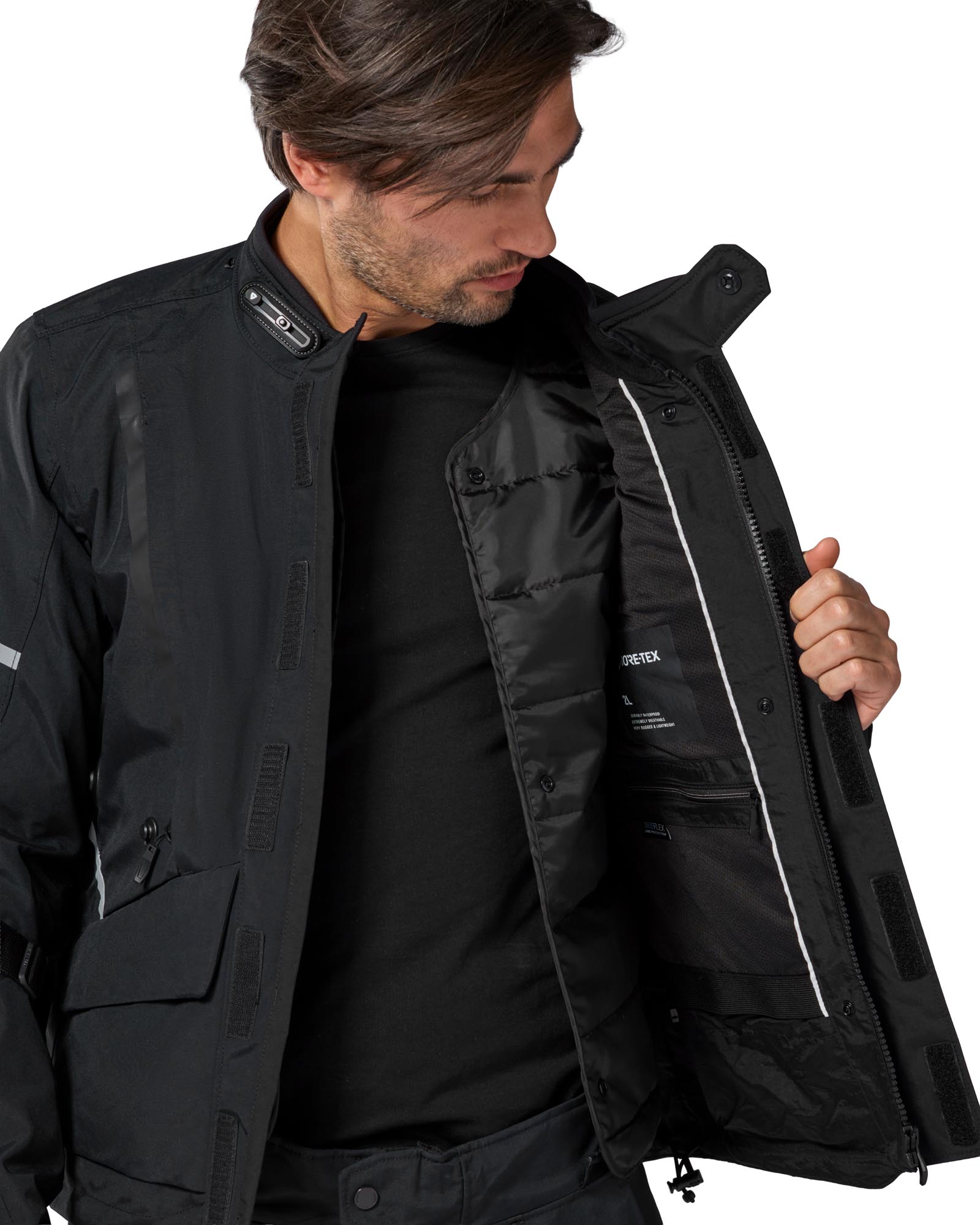 Revit Vertical 2 GTX Veste textile moto imperméable noir M Figure 3