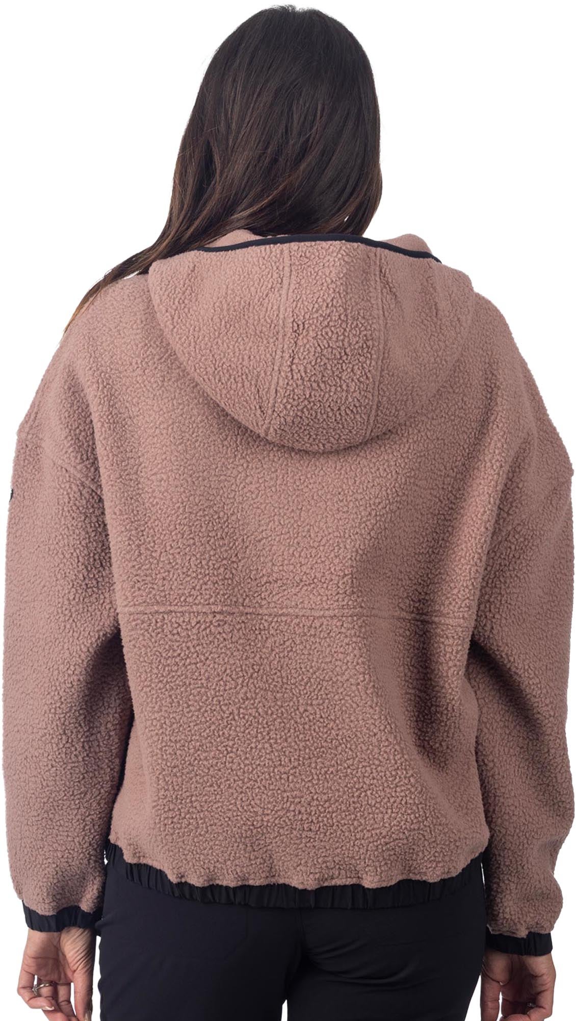 Klim Sira High Pile Moletom de Moleç Feminino malva XL Figura 3