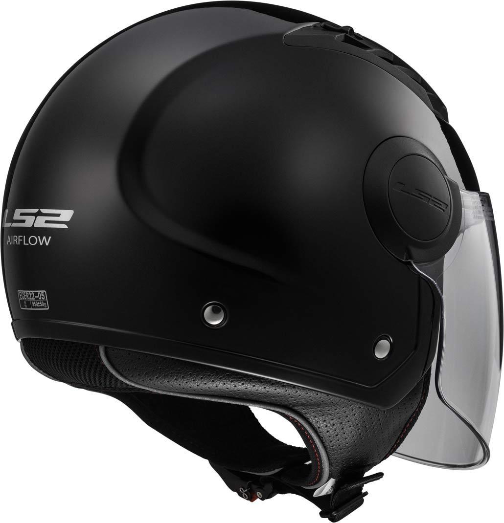 LS2 Airflow L Casco jet nero opaco M (57/58) Figura 2