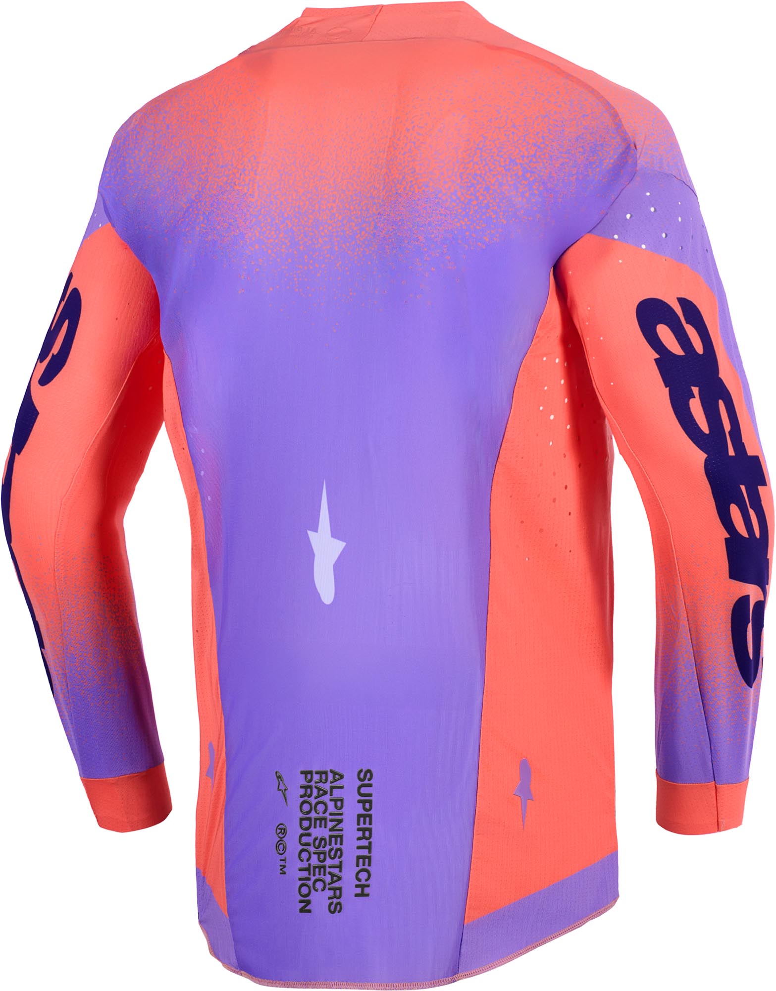 Alpinestars Supertech Scenz Maillot de motocross rojo/morado S Figura 2