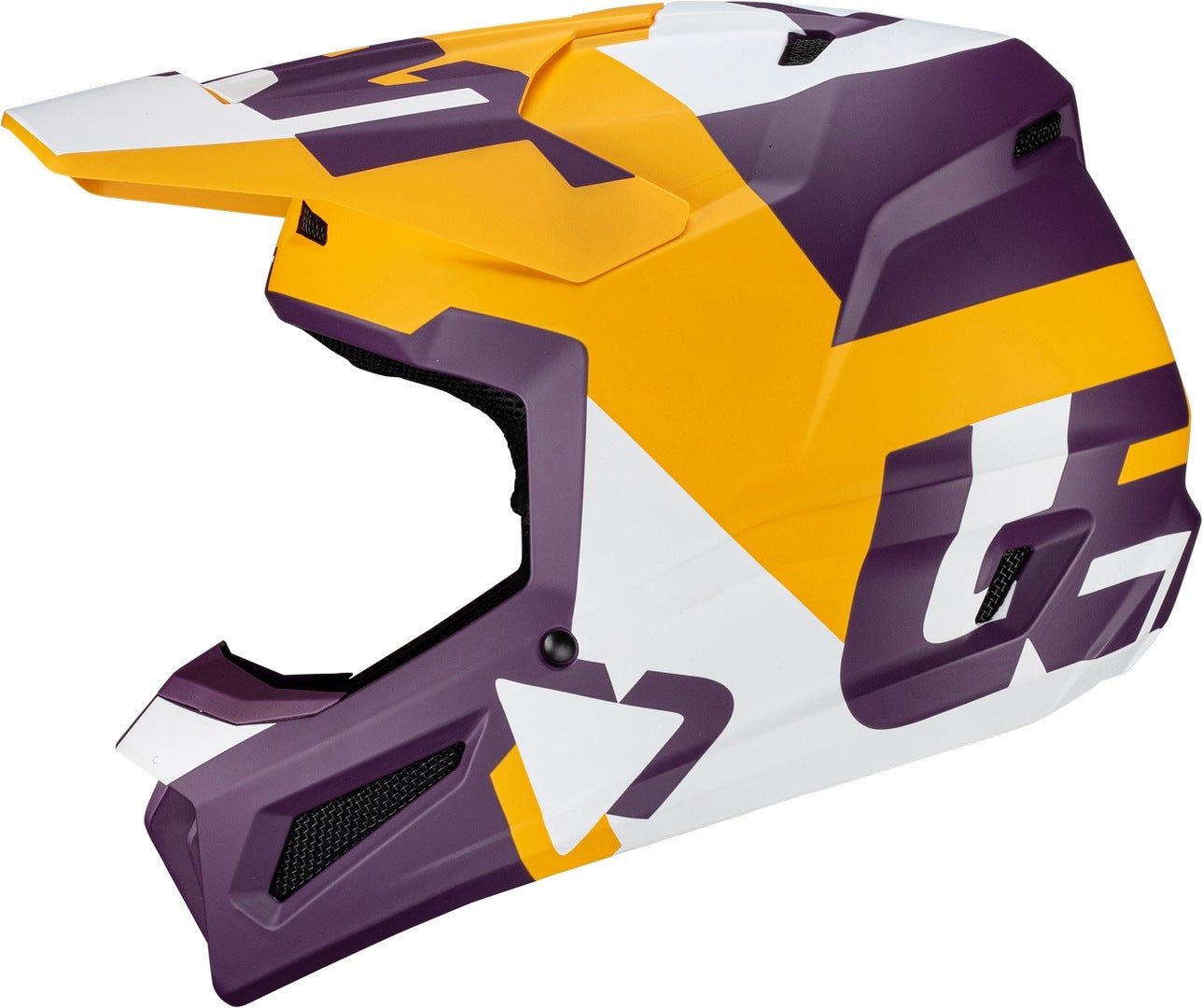 Leatt 2.5 Tricolor Casco Motocross viola/giallo L (59/60) Figura 4
