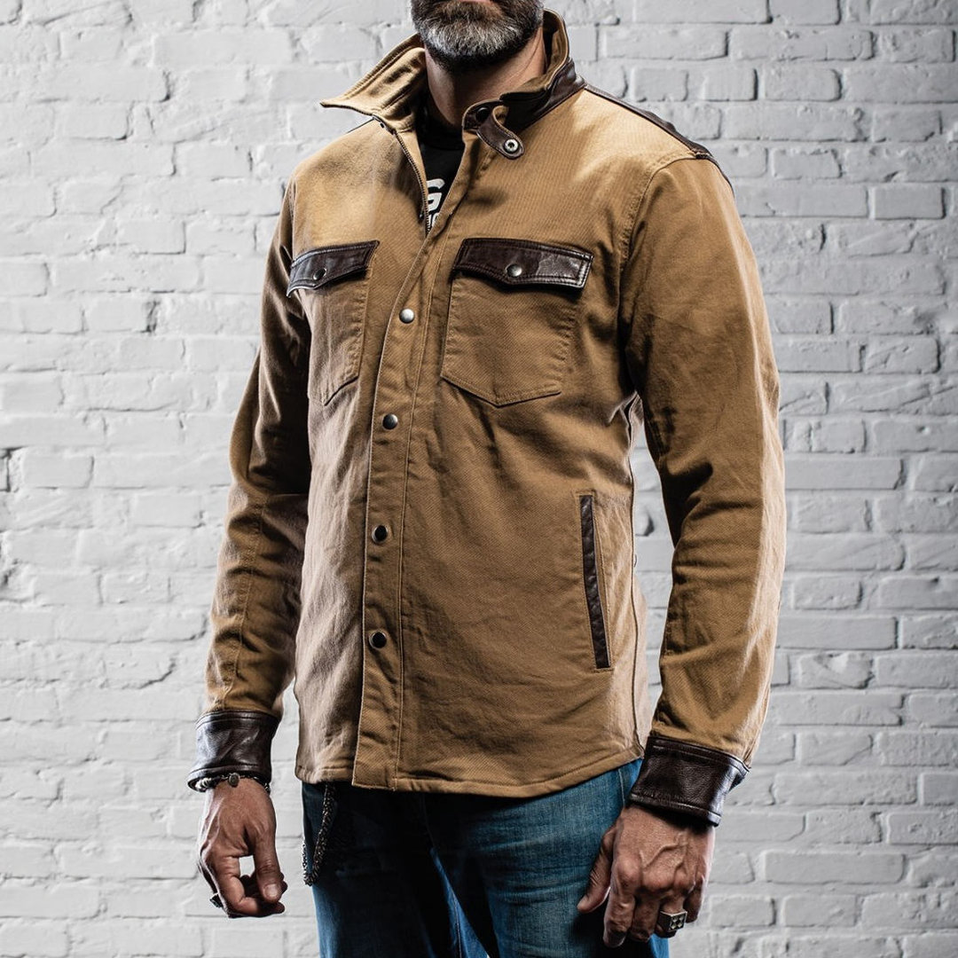 HolyFreedom Coyote Motorcycle Textile Jacket brown L Figure 4