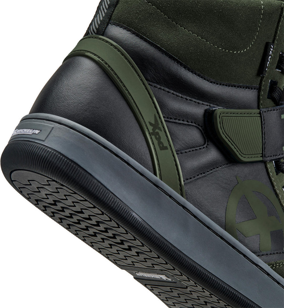 XPD Moto Pro H2Out Pantofi de motocicletă impermeabili verde/negru 41 Figura 6