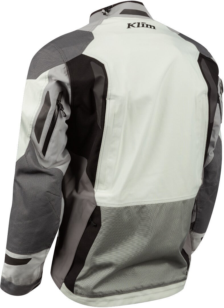 Klim Badlands Pro Motorrad Textiljacke hellgrau/schwarz XXL Abbildung 2