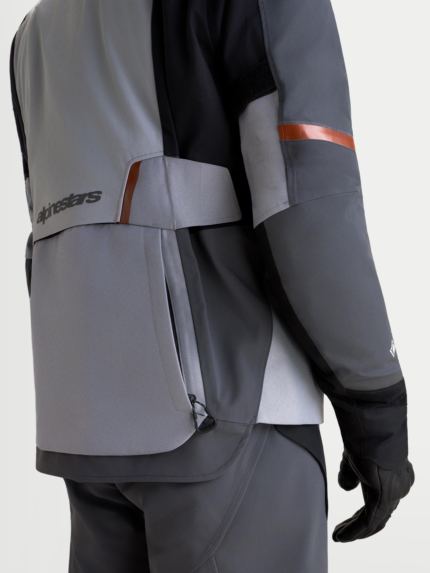 Alpinestars ST-7 V2 2L Gore-Tex wasserdichte Motorrad Textiljacke grau/schwarz M Abbildung 20