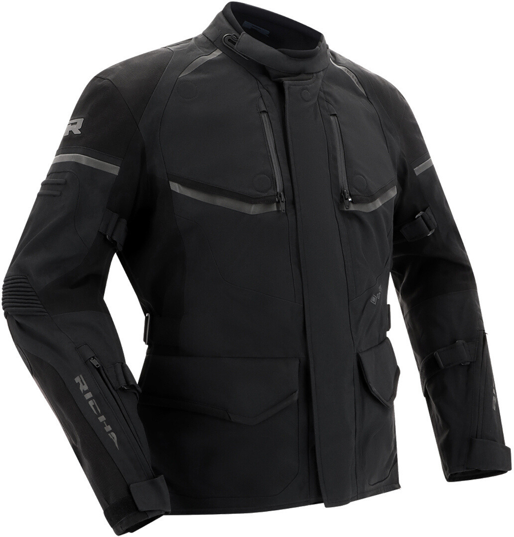 Richa Atlantic 2 Gore-Tex waterproof Motorcycle Textile Jacket black L Figure 1