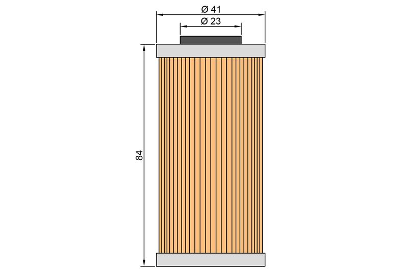 TVÄRLUFT Oljefilter - 140023 Figur 2