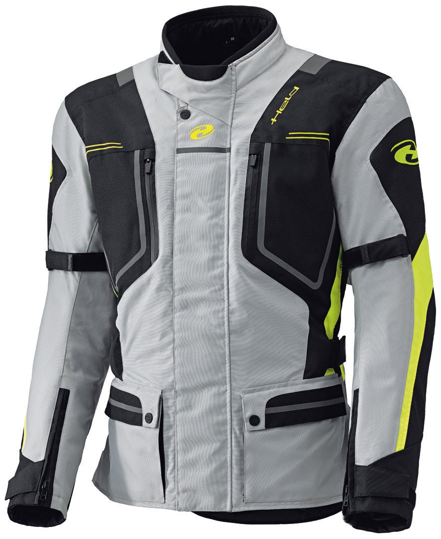 Held Zorro Veste textile de moto imperméable gris/jaune L Figure 1