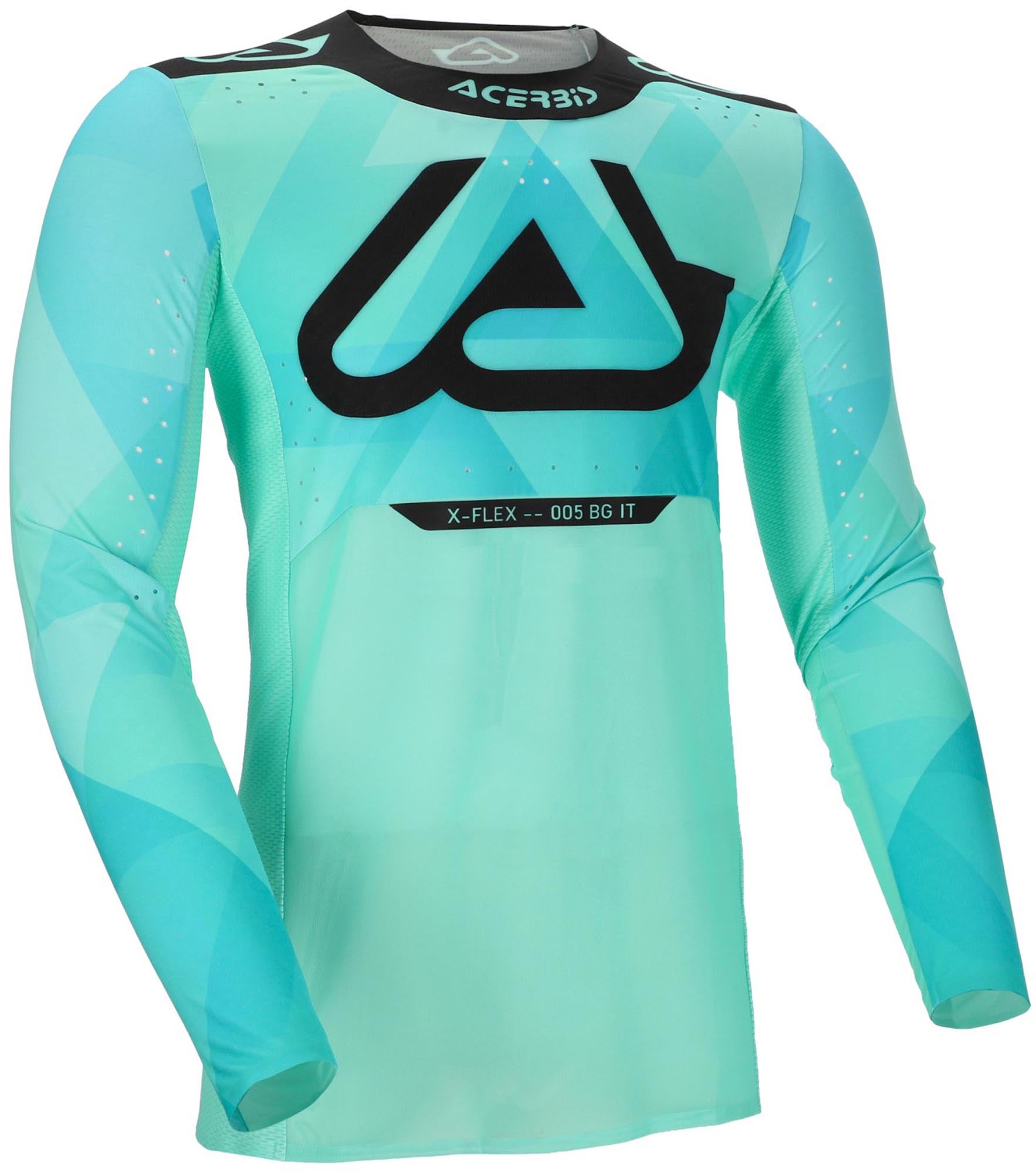 Acerbis X-Flex 2.0 Anaheim Graphic Motocrosstrøje turkis/sort XXL Figur 1