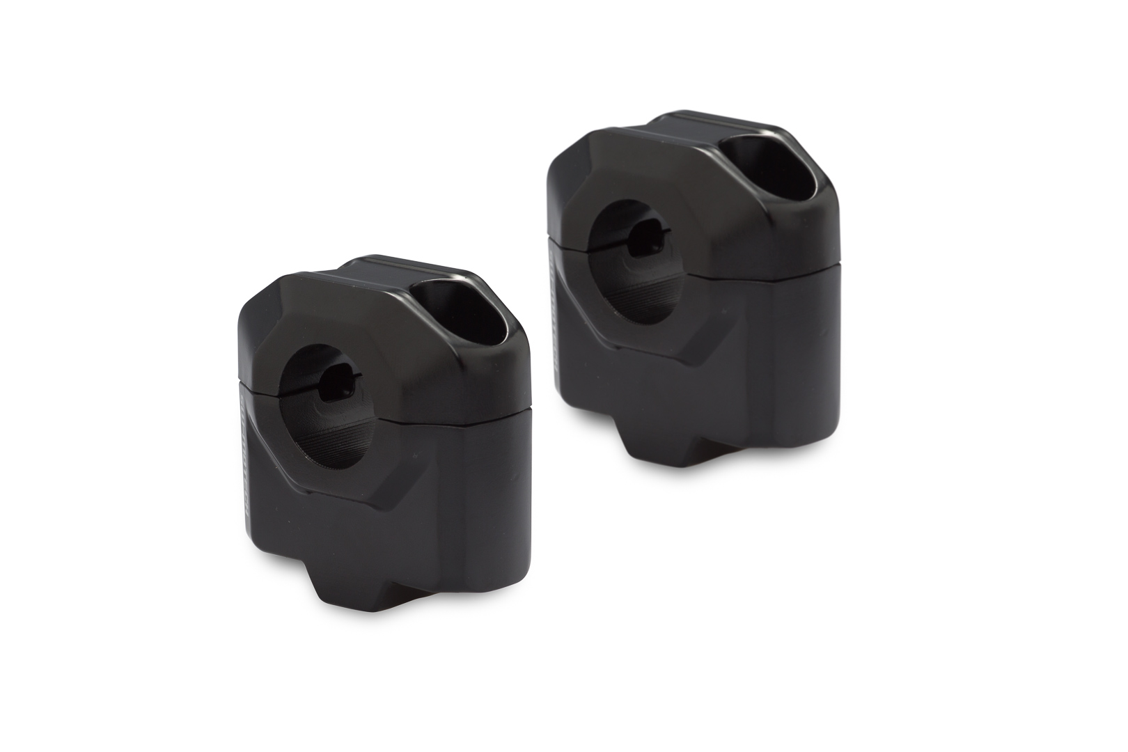 Suport de ghidon SW-Motech pentru ghidon Ø 22 mm - H=30 mm. Negru. Figura 1