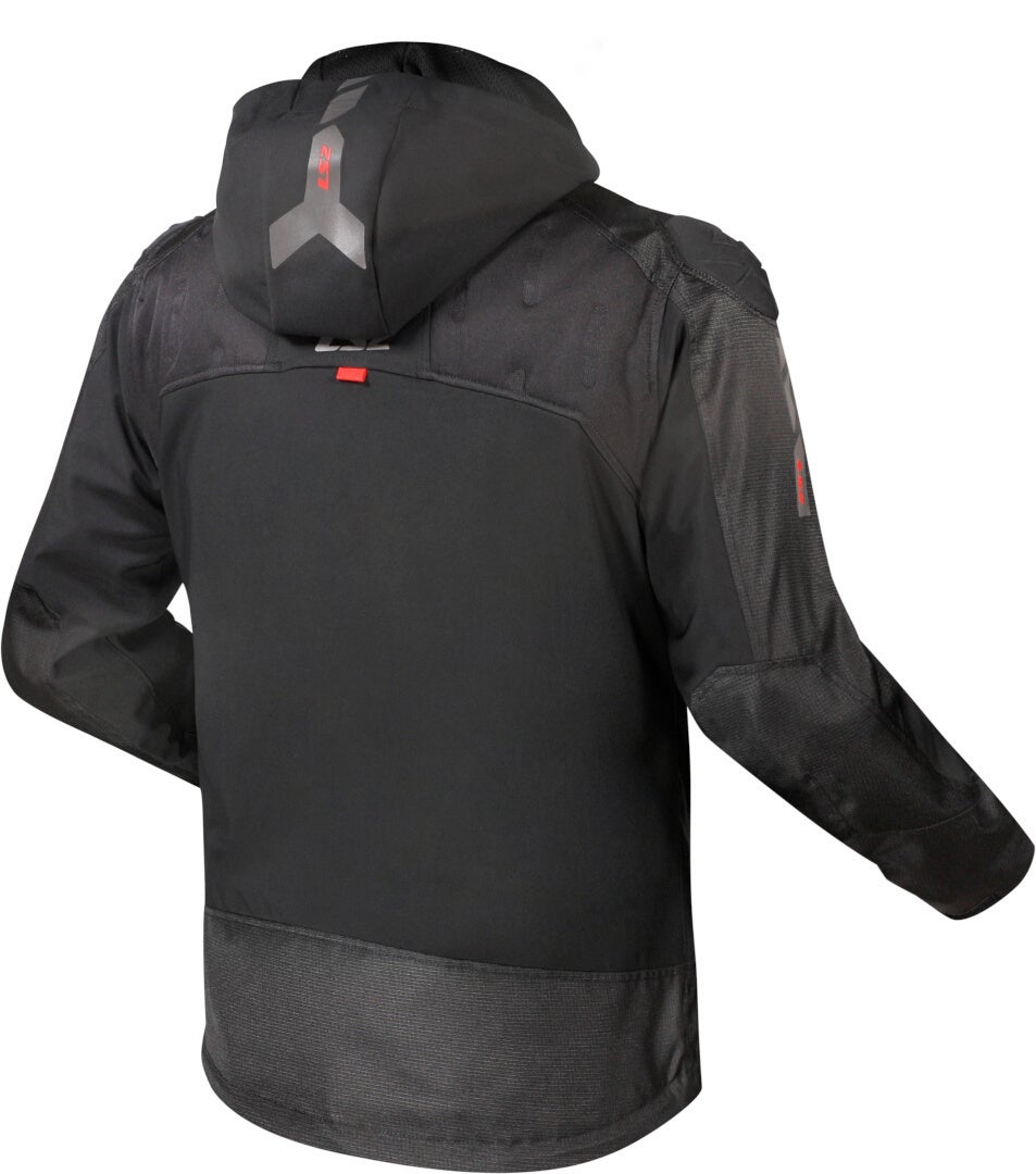 LS2 Zirconium waterproof Motorcycle Textile Jacket black/red XXL Figure 2