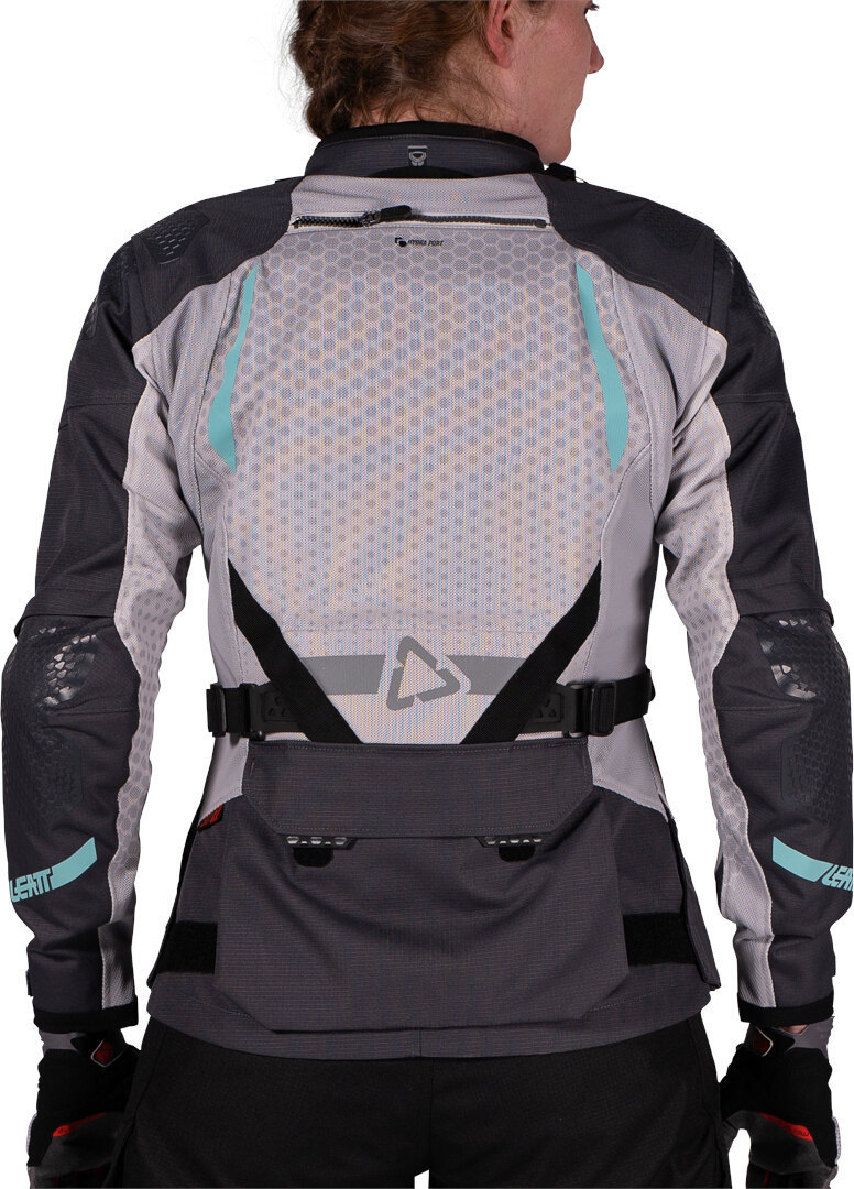 Leatt ADV Flowtour 5.5 Damer Motorcykel Textil Jacka mörkgrå/ljusgrå M Figur 18